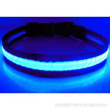 Safety LED Flashing Belt/Waistband Blue